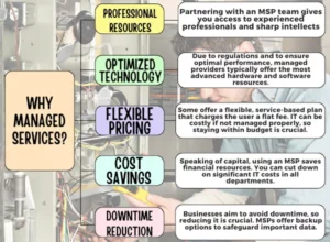 significant advantages found through a managed service provider